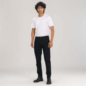 Mens Black Denim Pant
