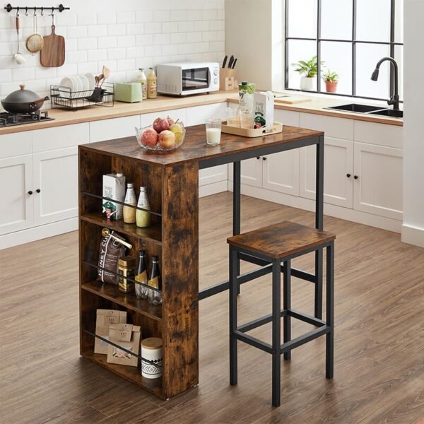 Bar table or adda caffe table mehogoni wooden made