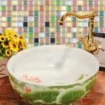 3D Mosaic Wall Mural Tile Sticker Peel and Stick Self Adhesive Waterproof Vinyl Wallpaper DIY Kitchen Bathroom Home Decor Design