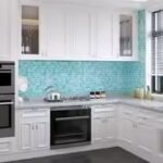 3D Mosaic Wall Mural Tile Sticker Peel and Stick Self Adhesive Waterproof Vinyl Wallpaper DIY Kitchen Bathroom Home Decor Design