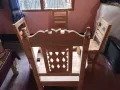 Bar table or adda caffe table mehogoni wooden made
