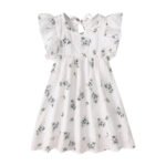 Fashion Girls Summer Solid Color Cotton Linen Side Pocket Halter Dress