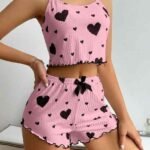 Custom Breathable Pajamas for Women Pijamas Mujer Home Wear Bamboo Pajamas Women’s Sleepwear Set Women’s Pajamas Set