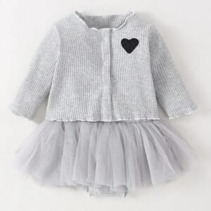 Newborn Baby Girl Crawling Clothes Baby Bag Fart Skirt Baby Mesh Skirt Spring and Summer Infant Suit