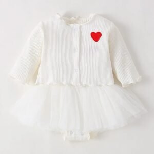 Newborn Baby Girl Crawling Clothes Baby Bag Fart Skirt Baby Mesh Skirt Spring and Summer Infant Suit